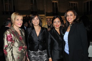 Susana de Villanueva, Thelma Martínez, Haydee Kuret de Rainieri e Isabel Vásquez
